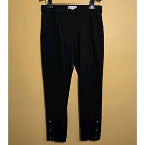 Nanette Lepore High Waist Pants leggings‎ Skinny Pants Black L Pull On Size 10